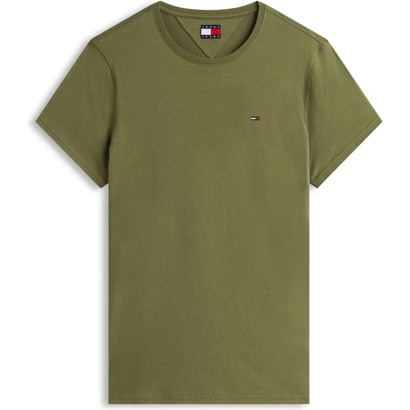 Tommy Jeans Tričko tmavě zelená