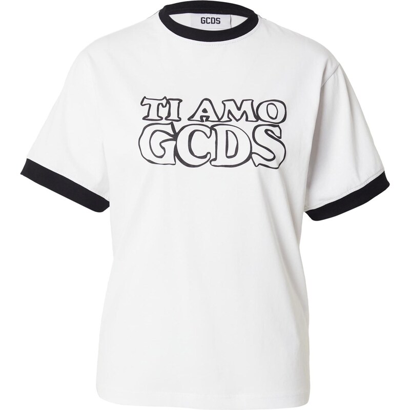 GCDS Tričko TI AMO GCDS černá / bílá 109570368