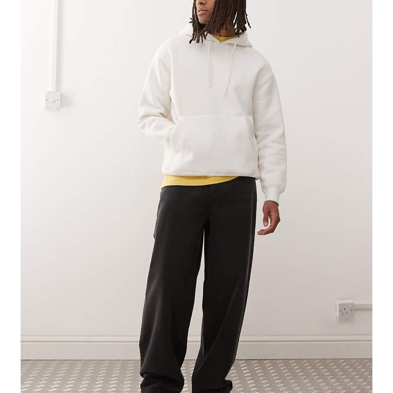 COLLUSION X001 antifit mid rise jean in washed black