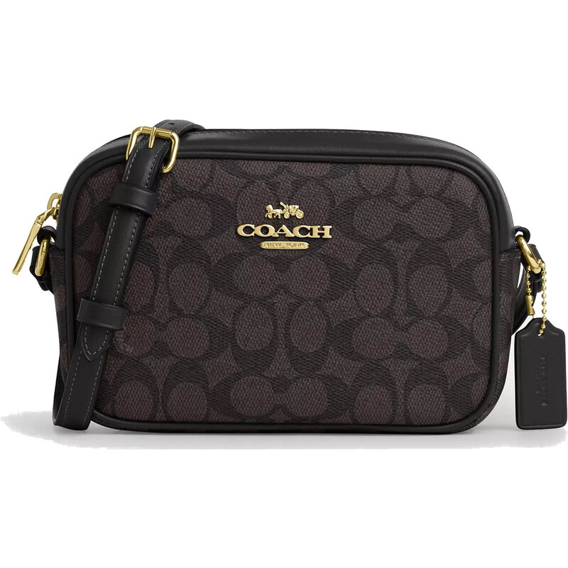 COACH Kabelka Mini Jamie Camera Bag In Signature Canvas Gold