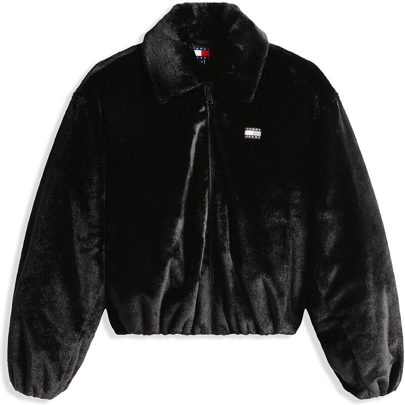 Tommy Jeans Zimní bunda černá