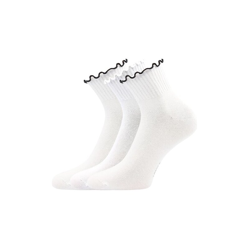 3PACK dámské ponožky Lonka -Sophia, bílá