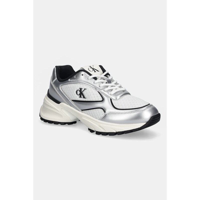 Tenisky Calvin Klein HIKE RUNNER LACE UP MESH MIX MET 109581721