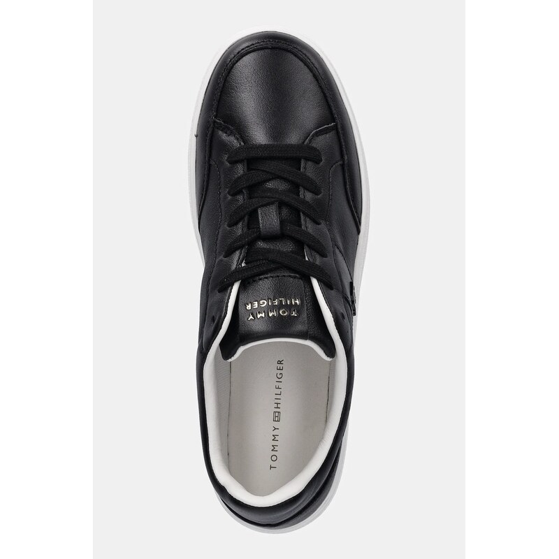 Kožené tenisky Tommy Hilfiger TH HERITAGE COURT SNEAKER LTR
