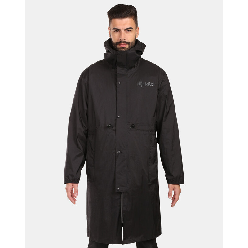 Unisex lyžařská pláštěnka Kilpi TEAM RAINCOAT-U černá