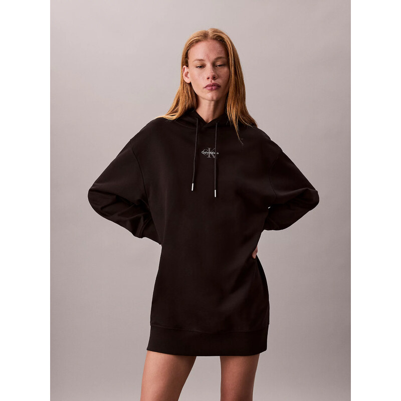 Calvin Klein dámské černé mikinové šaty