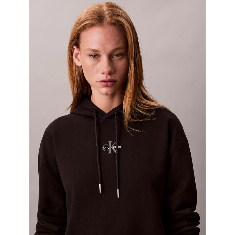 Calvin Klein dámské černé mikinové šaty