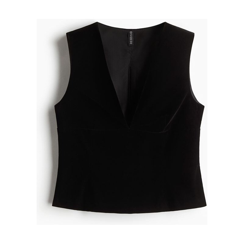 H&M - Top bez rukávů - Černá