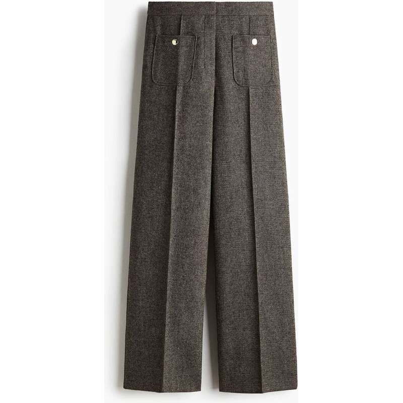 H&M - Kalhotys puky - Tmavě Hnědý Melír