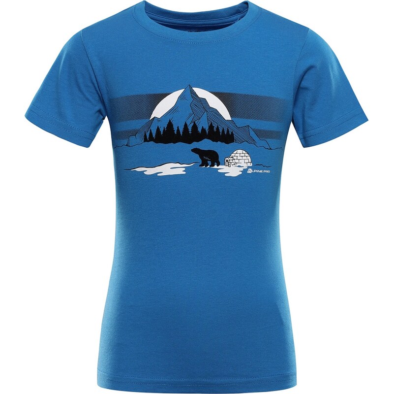 Dětské rychleschnoucí triko s cool-dry ALPINE PRO DALLO 3 modrá