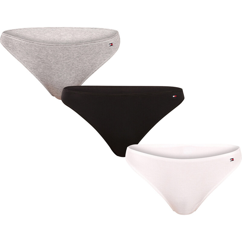 3PACK dámská tanga Tommy Hilfiger vícebarevná (UW0UW06129 05E) 109586552