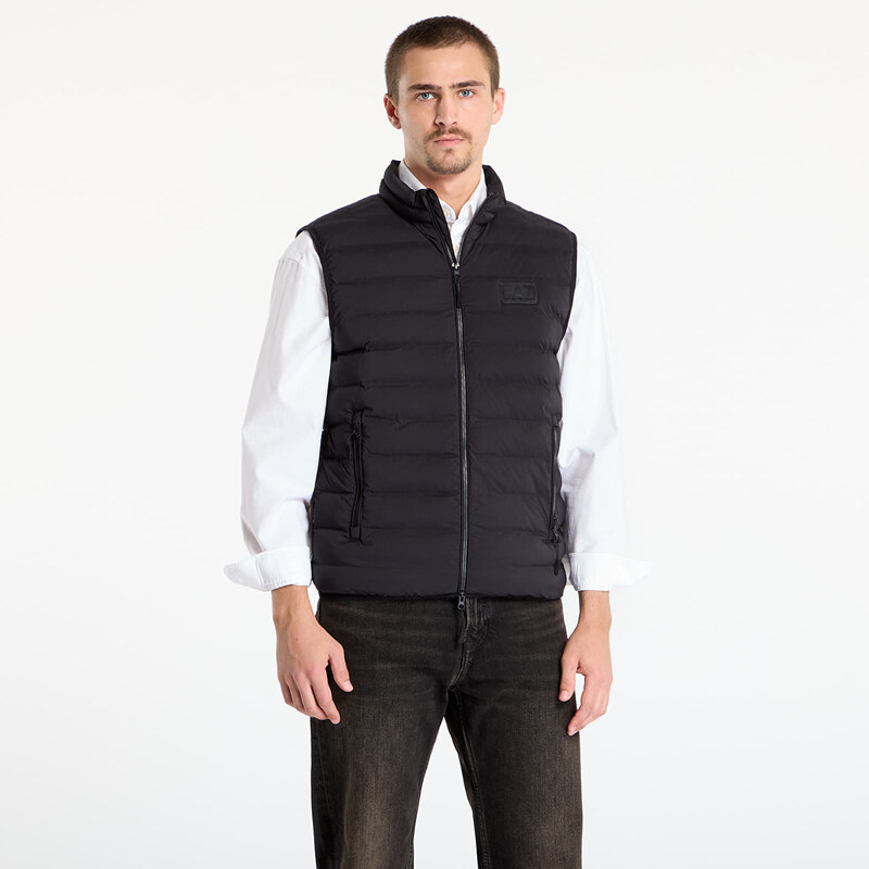 Vesta EA7 Emporio Armani Mountain M Eco Down Medium Vest Black