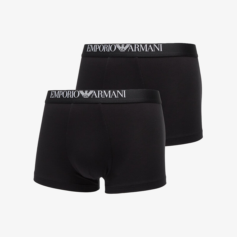 Boxerky EA7 Emporio Armani Bottom Trunk 2-Pack Black/ Black M