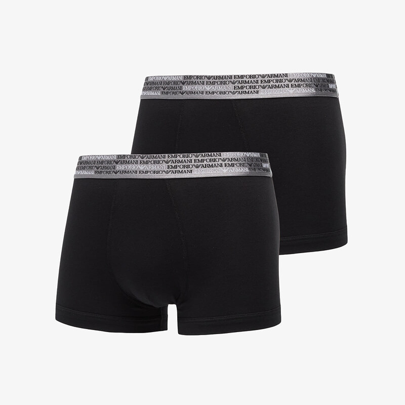 Boxerky EA7 Emporio Armani Bottom Trunk 2-Pack Black/ Black L