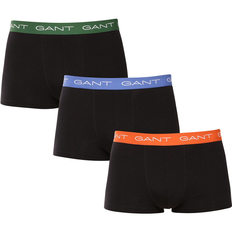 3PACK pánské boxerky Gant černé (902533003-005)
