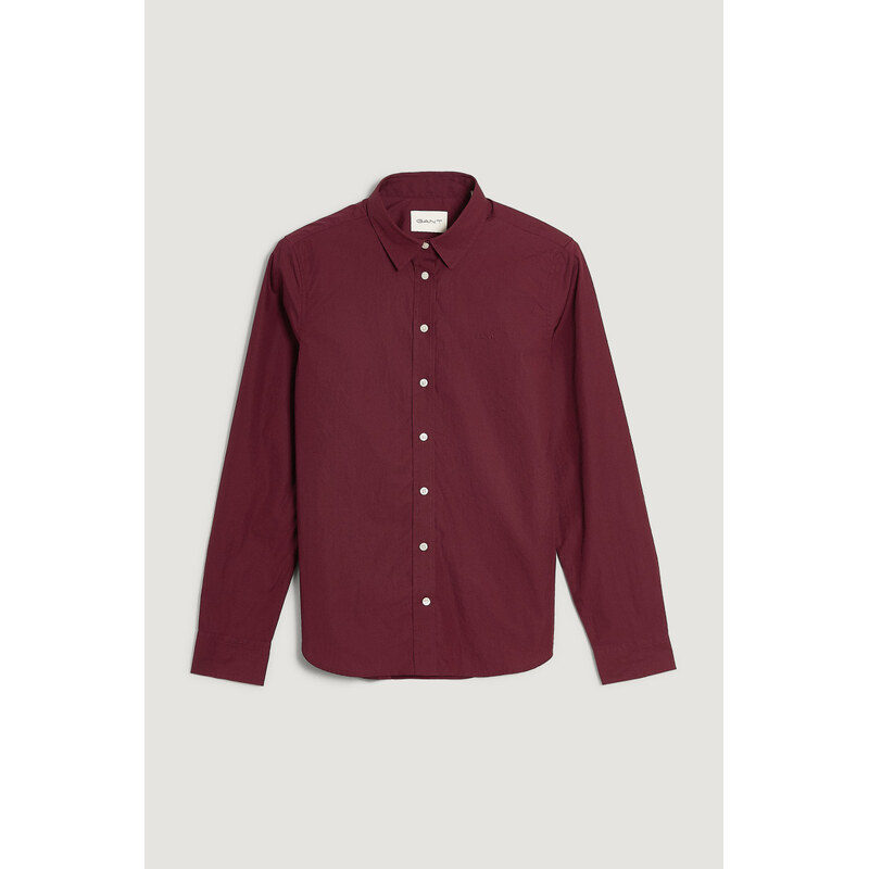 KOŠILE GANT REG POPLIN SHIRT PLUM WINE