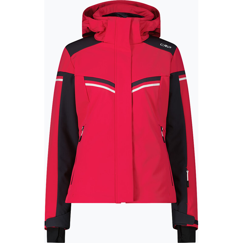 Dámská lyžařská bunda CMP 35W0196 Zip Hood carmine