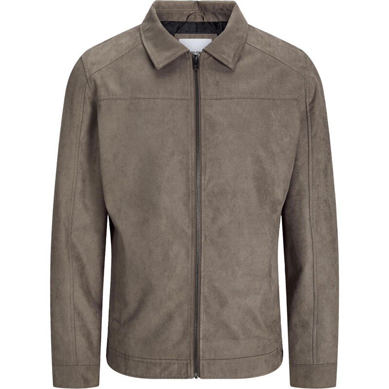 JACK & JONES Přechodná bunda JJEDYLAN šedobéžová