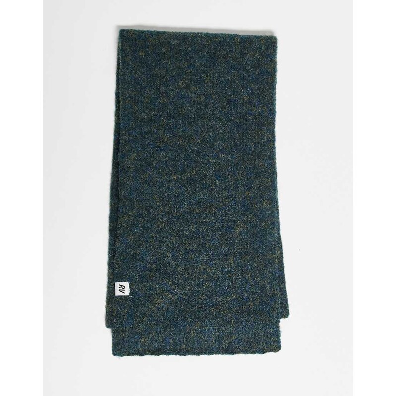 Reclaimed Vintage unisex scarf with branding in teal-Green