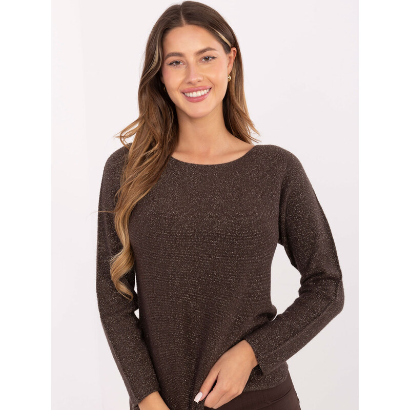 RUE PARIS Sweater-IT-SW-0110.84-dark brown