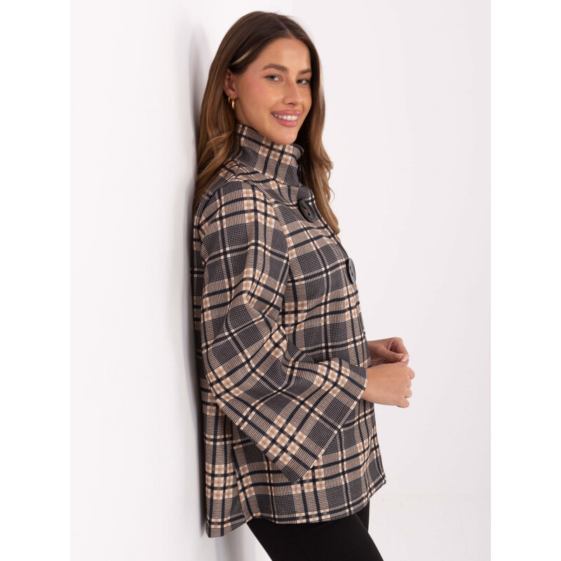 Italy Moda Coat-IT-PL-31820-2.21P-black