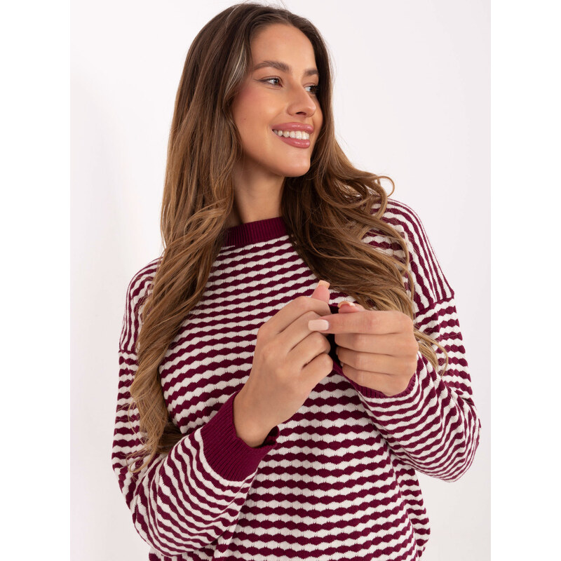 Factory Price Sweater-IT-SW-93190.15-burgundy