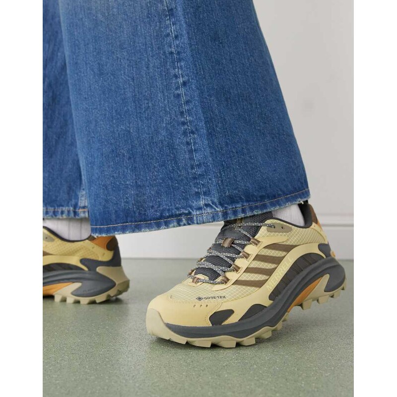 Merrell Moab Speed 2 GTX trainers in beige multi-Neutral