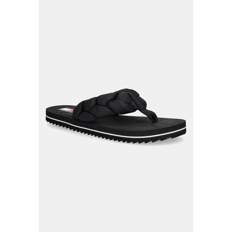 Tommy Jeans žabky dámské BRAIDED THONG BEACH SANDAL