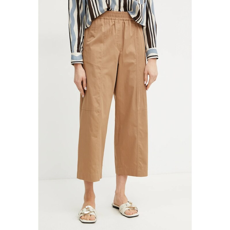 Bavlněné kalhoty Weekend Max Mara 106526923