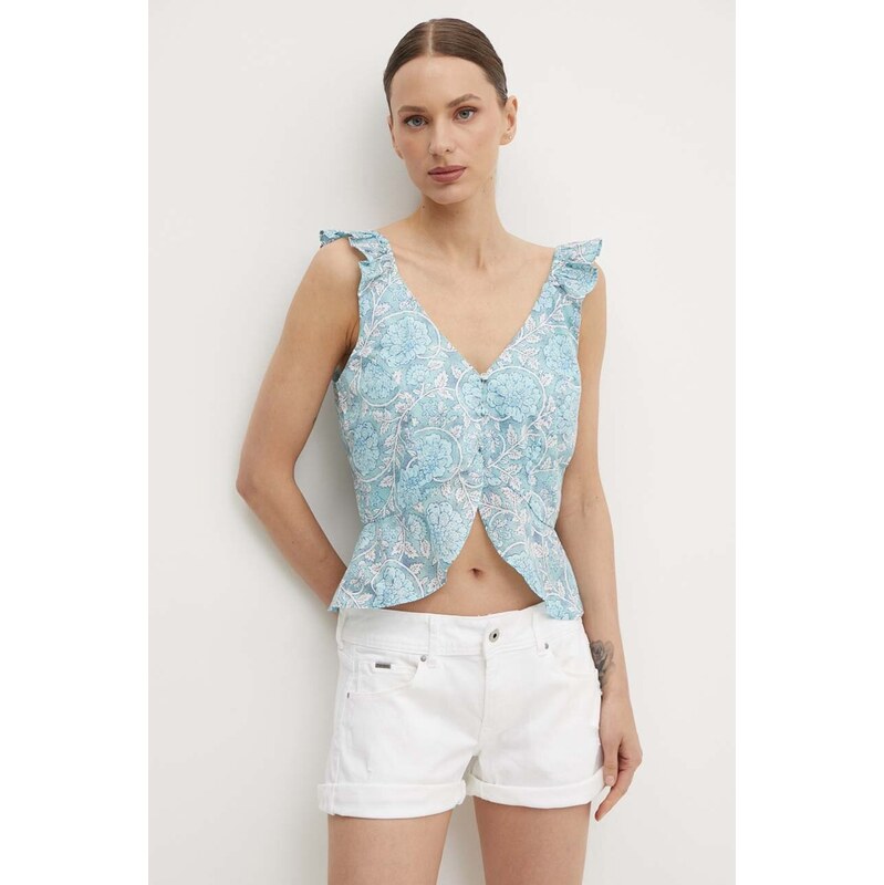 Pepe Jeans Bavlněný top Pepe Jeans EMILIA