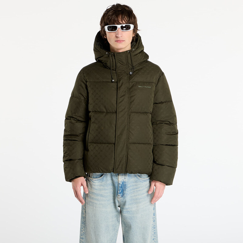 Bunda Daily Paper Monogram Puffer Jacket UNISEX Rosin Green S
