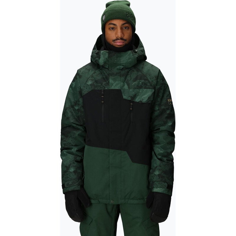 Pánská snowboardová bunda 686 Geo Insulated moss green
