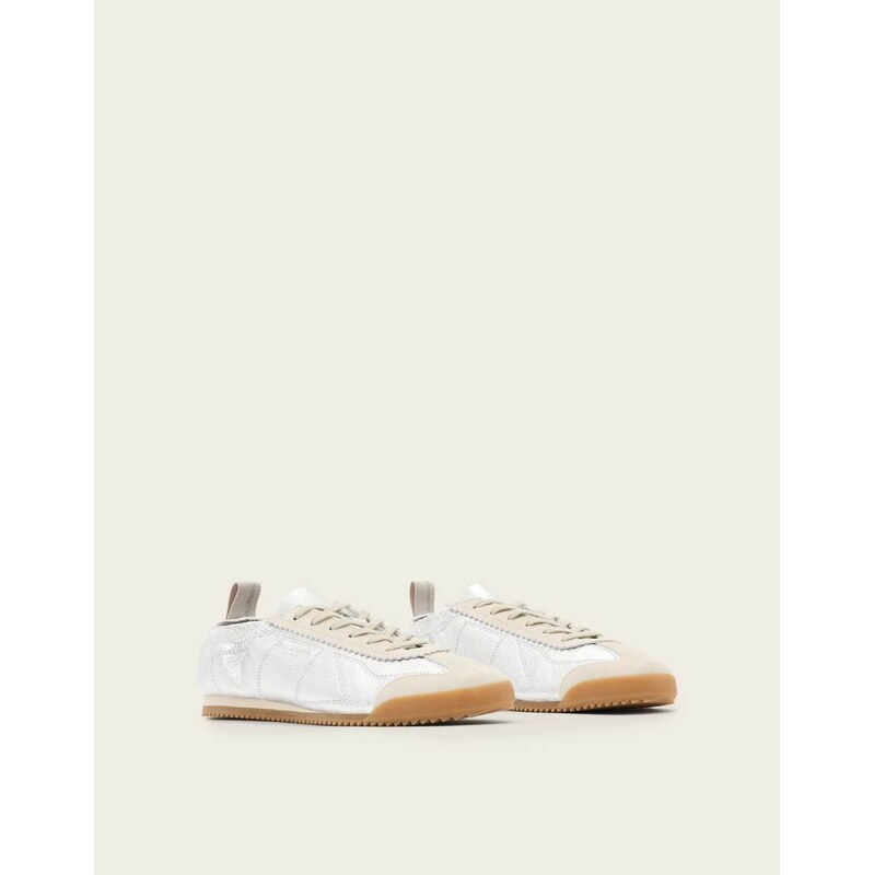 AllSaints Kenny runner in silver - SILVER 109606840