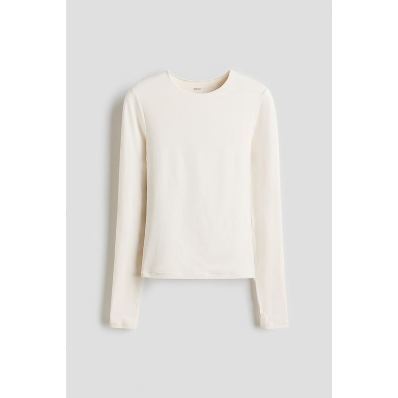 H&M - Top Sculpting - Krémová