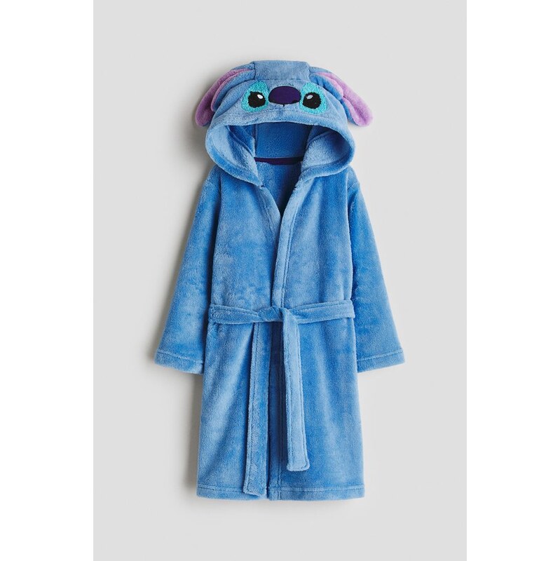 H&M - Plyšový župan - Modrá/Lilo & Stitch