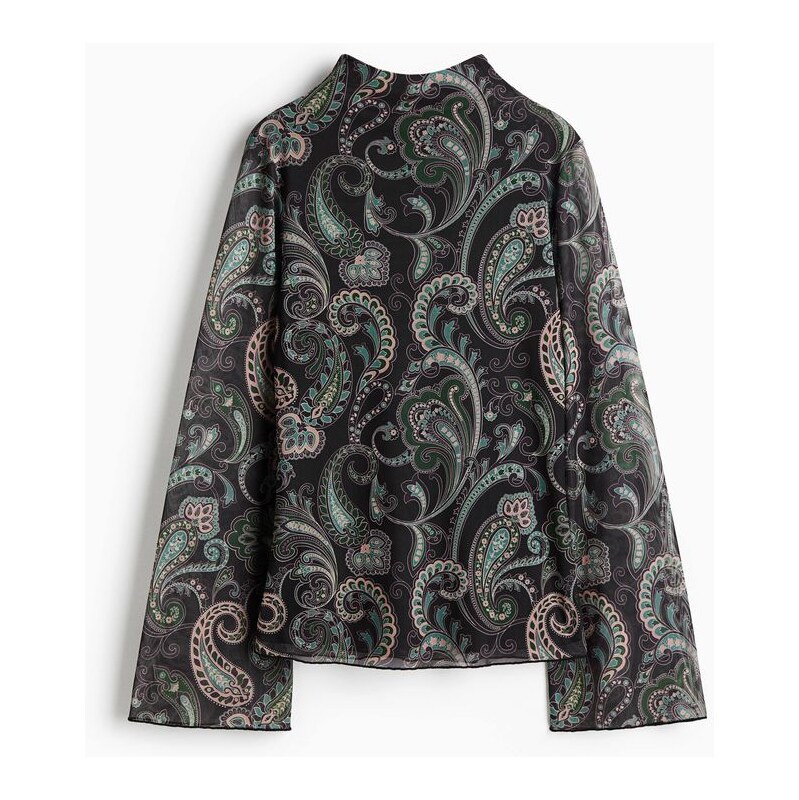 H&M - Top zesíťoviny - zelená 109607798