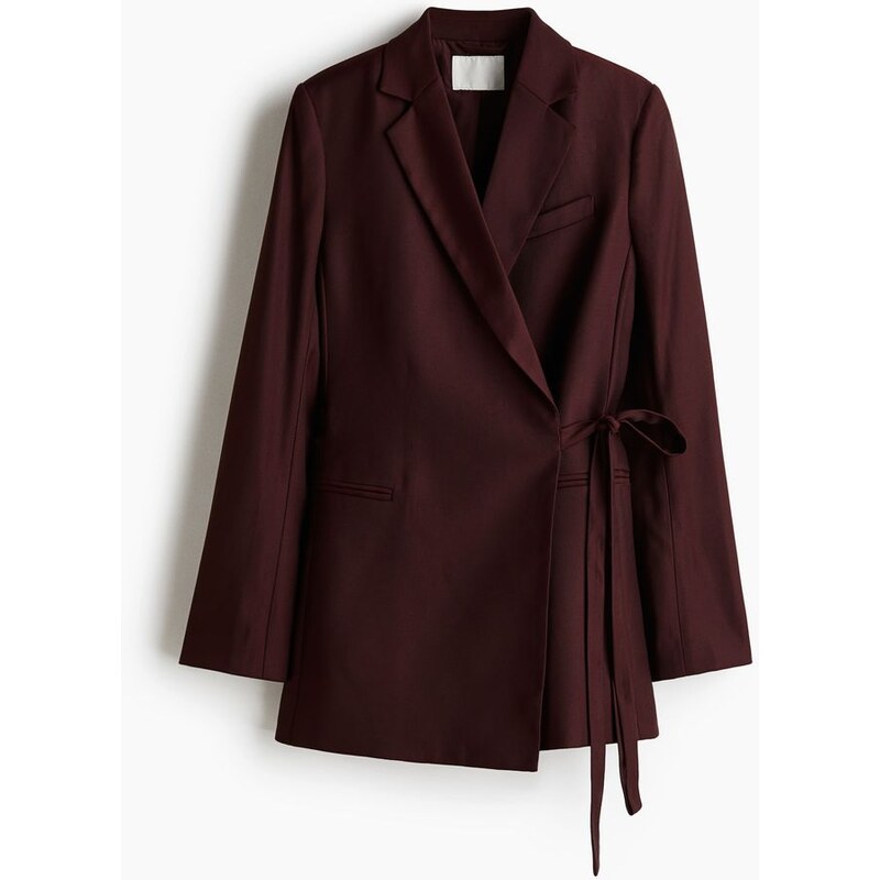 H&M - Zavinovací sakos vázačkou - červená 109607872