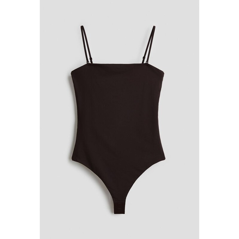 H&M - Body thong bandeau Sculpting - Tmavě Hnědá
