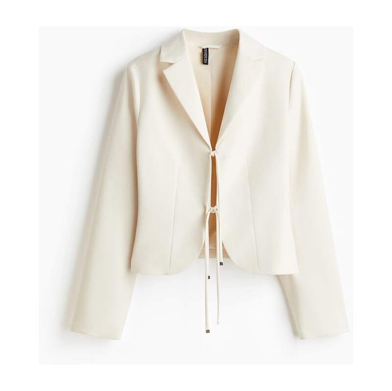 H&M - Sakos předním zavazováním - béžová 109607850