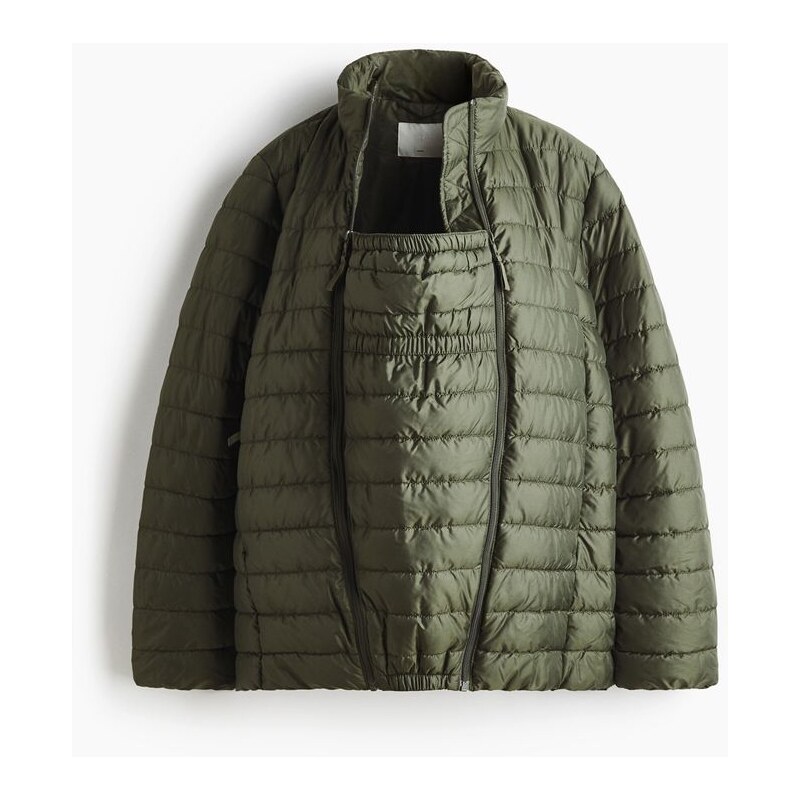 H&M - MAMA Vatovaná bunda na nošení Before & After - Tmavě