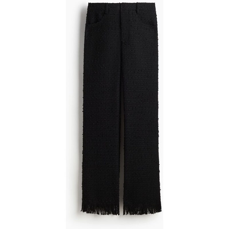 H&M - Kalhotys texturou - Černá