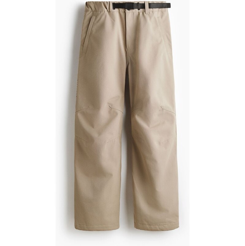 H&M - Zateplené lyžařské kalhoty baggy StormMove - Béžová