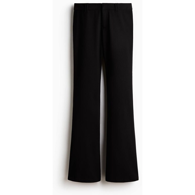 H&M - Elegantní kalhoty Flared - Černá