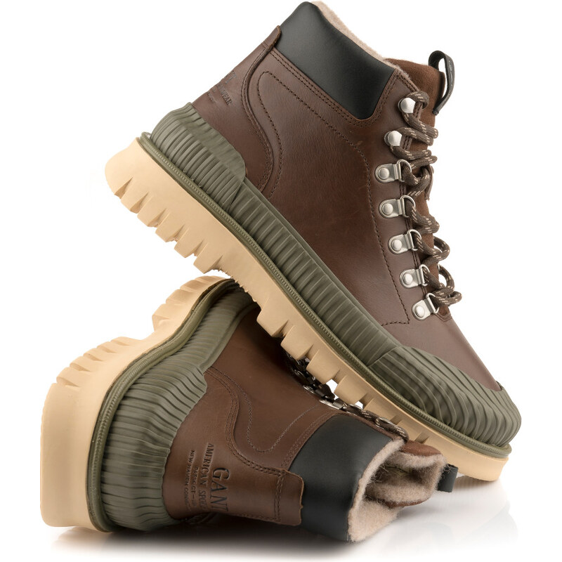 KOTNÍKOVÁ OBUV GANT NEBRADA DARK BROWN