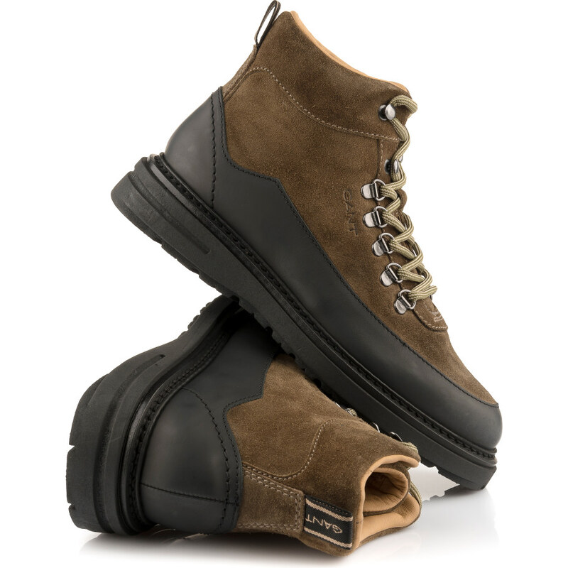 KOTNÍKOVÁ OBUV GANT HILLPREP DARK OLIVE