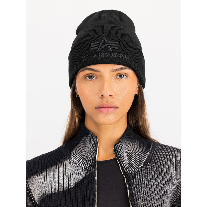 Alpha Industries Čepice 3D Beanie black 66858415