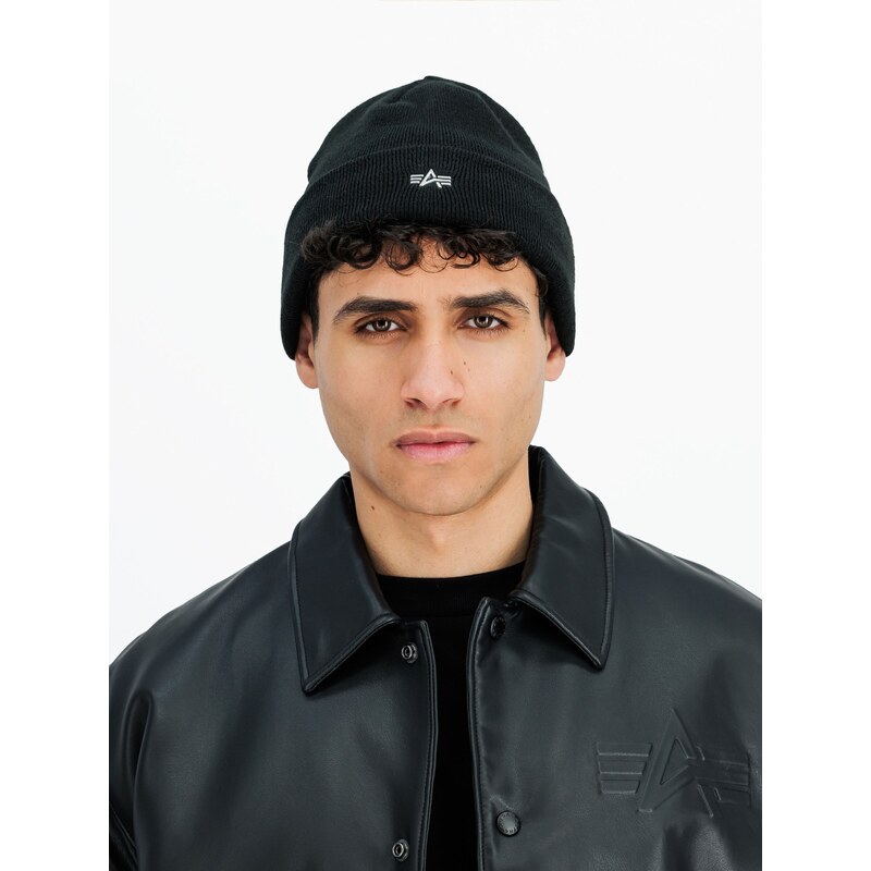 Alpha Industries Čepice Metal Logo Beanie black 109610268
