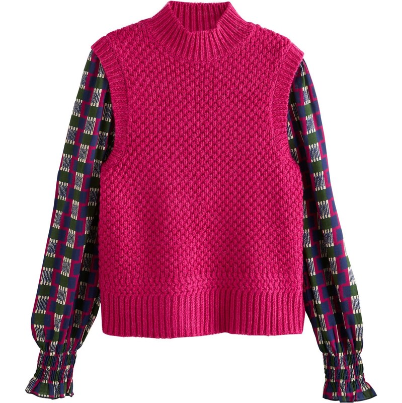 Next Svetr béžová / modrá / zelená / pink