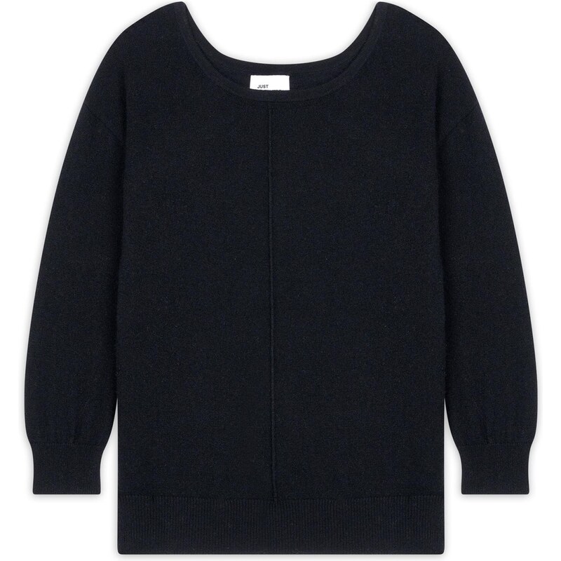 JUST CASHMERE Svetr KAREN černá
