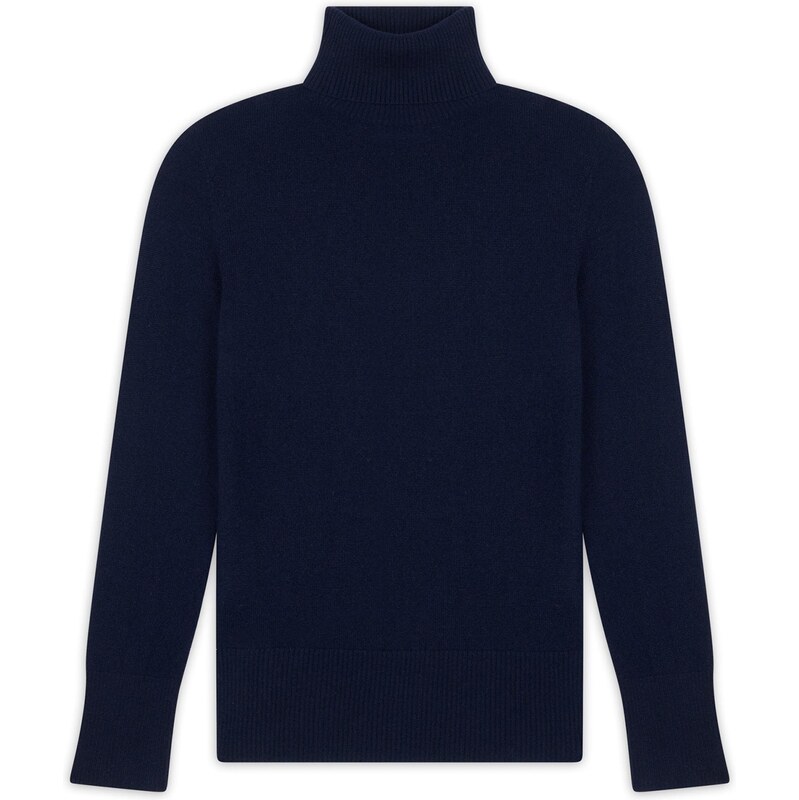 JUST CASHMERE Svetr Lexie námořnická modř